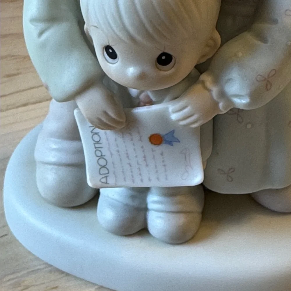 Precious Moments Porcelain Figurine “God Bless The Day We Found You”
